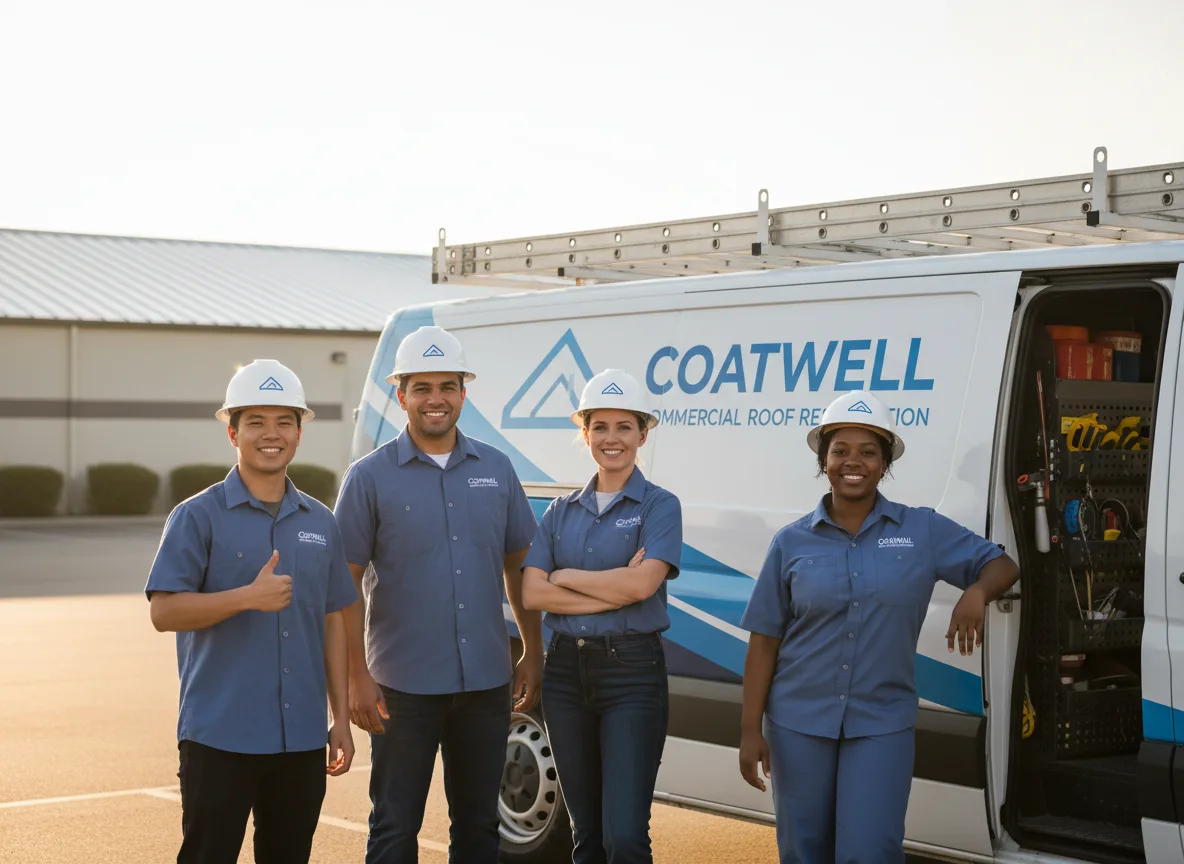 Commercial roof coating company in Truman, MN